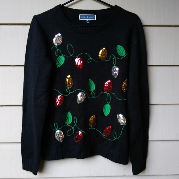 Karen Scott Sweaters - Karen Scott Holiday Lights Sweater Small Karen Scott Sweaters - Karen Scott Holiday Lights Sweater Small